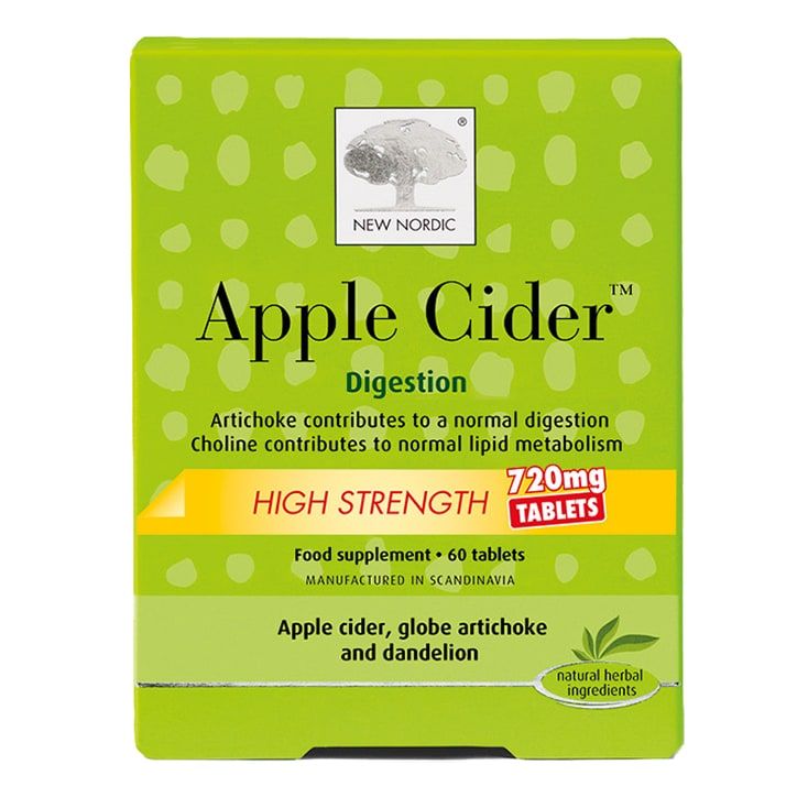 New Nordic High Strength Apple Cider 60 Tablets 720mg