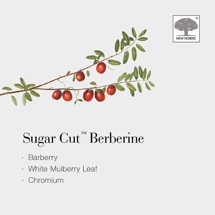 New Nordic Sugar Cut Berberine 60 Tablets
