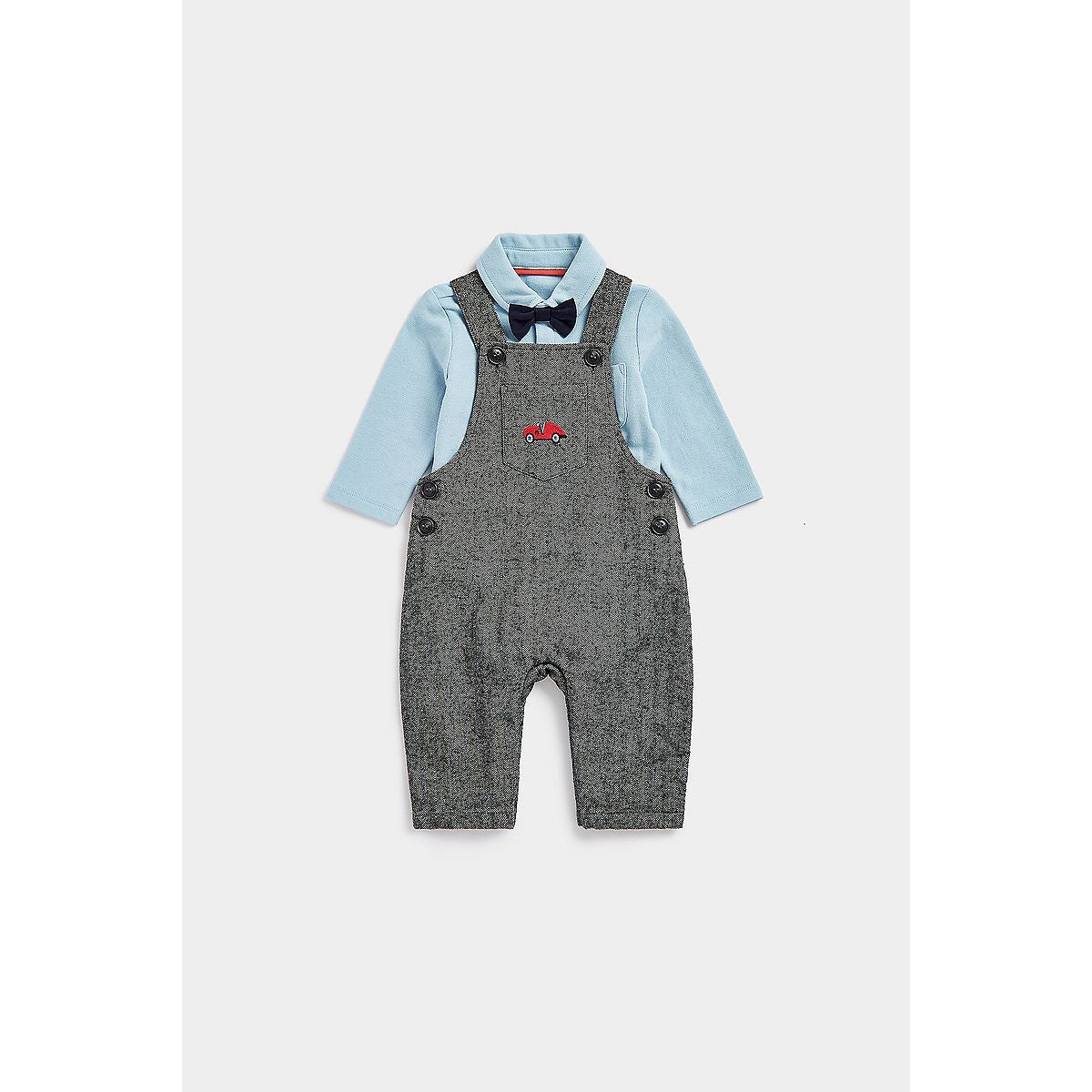 Newborn Dungarees and Shirt Set