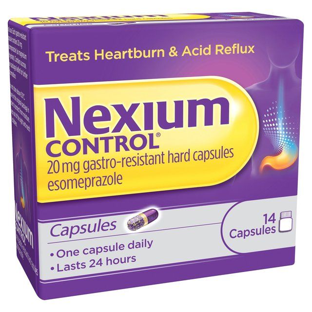 Nexium Control Heartburn &amp;amp; Indigestion 24 Hour Relief 20mg 14 Caps    14 per pack