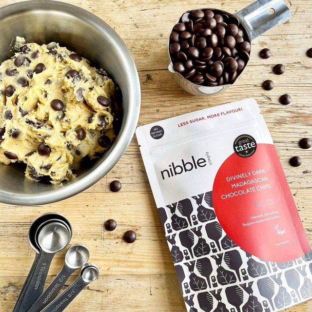 Nibble Simply Divinely Dark Madagascan Chocolate Chips   160g