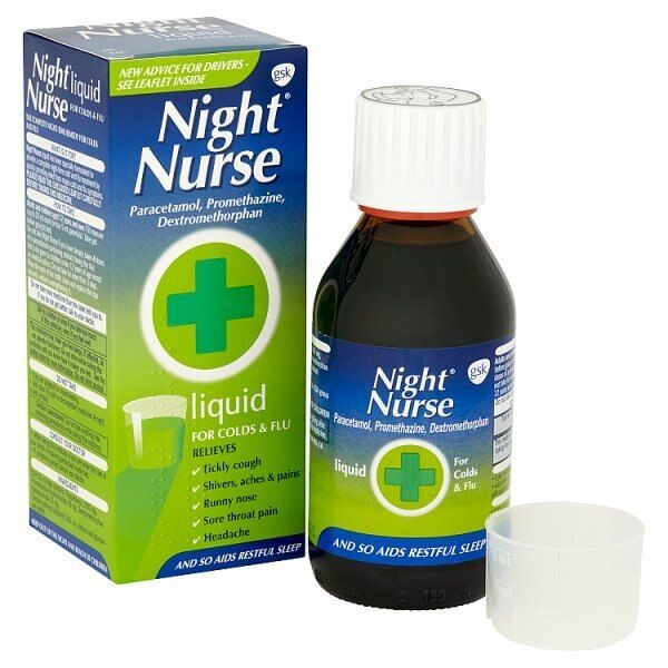 Night Nurse Cold &amp;amp; Flu Relief Liquid 160ml