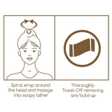 Nilaqua 100% Biodegradable Shampoo Wrap - Apple and Jasmine