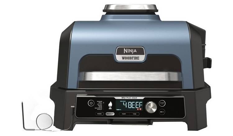 Ninja OG901UK Woodfire Pro XL Electric BBQ Grill &amp;amp; Smoker