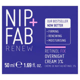 Nip+Fab Retinol Fix Overnight Treatment Cream 3%   50ml