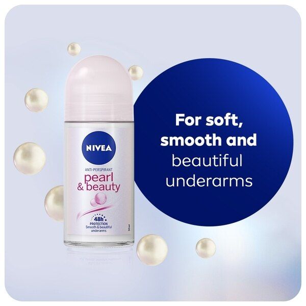 NIVEA Anti-Perspirant Deodorant Roll-On Pearl &amp;amp; Beauty 50ml
