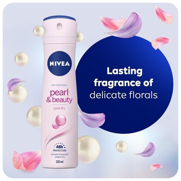 NIVEA Anti-Perspirant Deodorant Spray Pearl &amp;amp; Beauty 150ml
