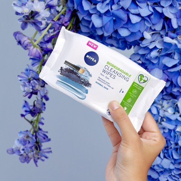 Nivea Biodegradable Face Cleansing Wipes Normal Skin 20'S