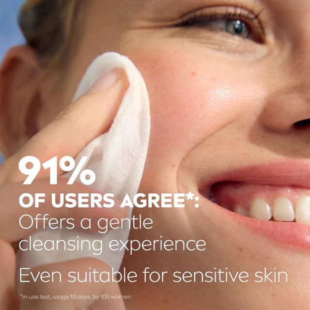 NIVEA Biodegradable Sensitive Cleansing Face Wipes   25 per pack