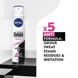 NIVEA Black &amp;amp; White Anti-Perspirant Deodorant Spray 250ml