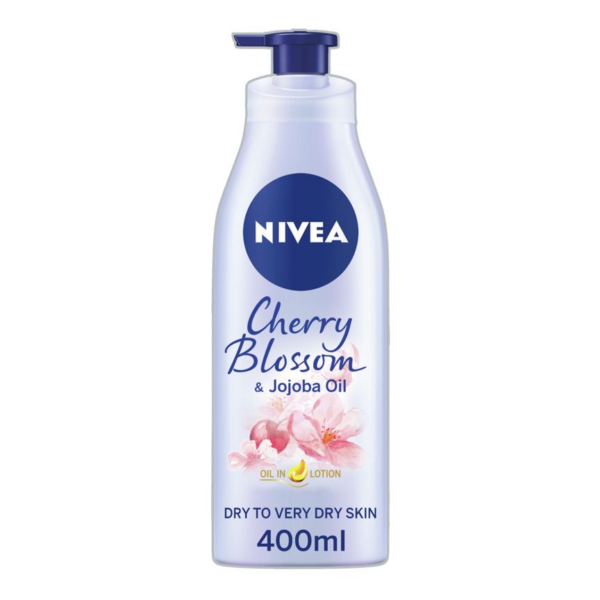Nivea Body Lotion Cherry Blossom &amp;amp; Jojoba Oil Fast Absorbing