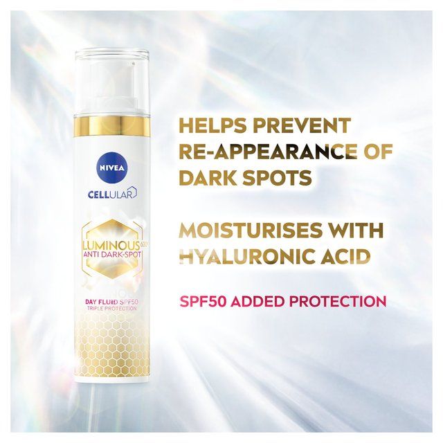 NIVEA Cellular Luminous 630 Anti-Dark Spot Day Cream Face Moisturiser SPF50   40ml