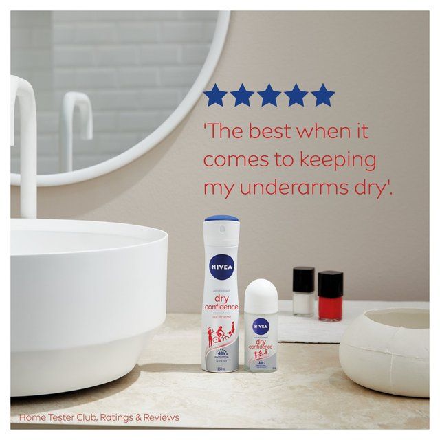 NIVEA Dry Confidence Anti-Perspirant Deodorant Roll-On   50ml