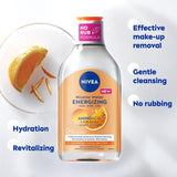 NIVEA Energy Micellar Water Make-Up Remover with Vitamin C   400ml