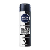 NIVEA MEN  Black &amp;amp; White Anti-Perspirant Deodorant 150ml