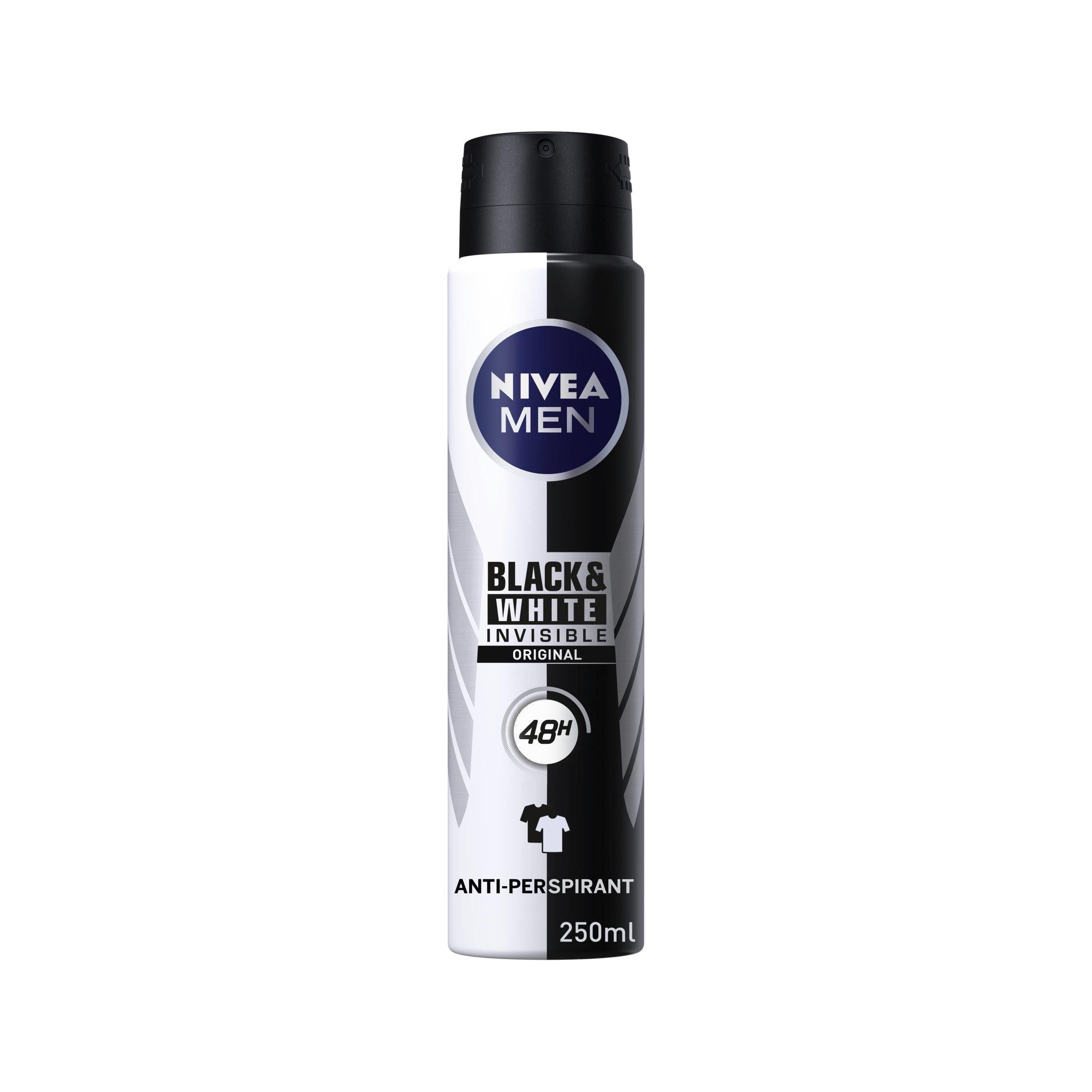 Nivea Men Black &amp;amp; White Original Anti Perspirant Deodorant Spray 250ml