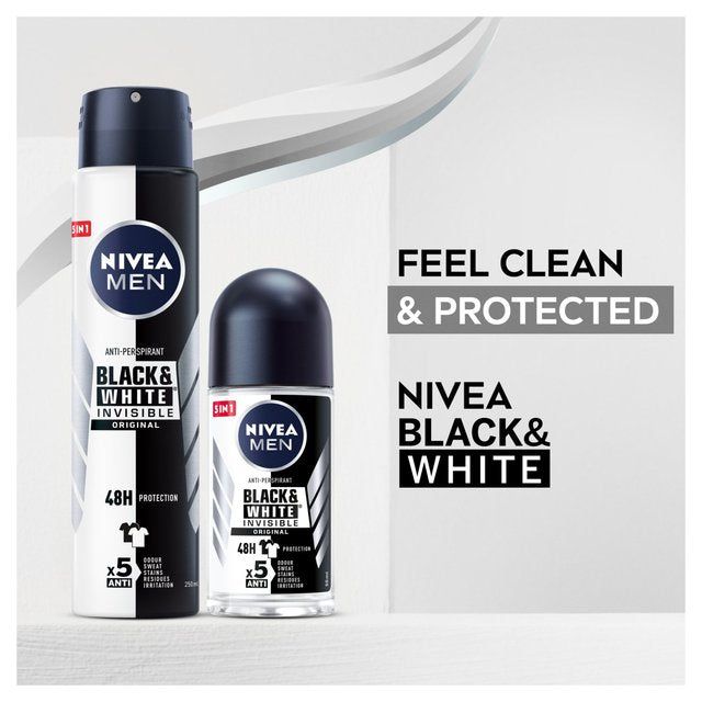 NIVEA MEN Black &amp;amp; White Original Anti-Perspirant Deodorant Spray   250ml