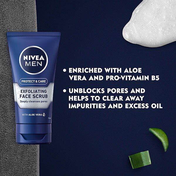 NIVEA MEN Exfoliating Face Scrub Protect &amp;amp; Care 75ml
