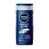 NIVEA MEN Protect &amp;amp; Care Moisturising Shower Gel with Aloe Vera for Body, Face &amp;amp; Hair 250ml