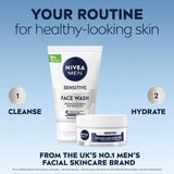 NIVEA MEN Sensitive Intensive Moisturiser Face Cream Gel   50ml