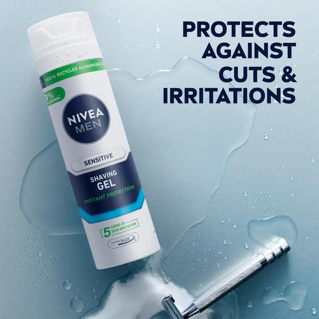 NIVEA MEN Sensitive Shaving Gel with 0 % Alcohol    200ml