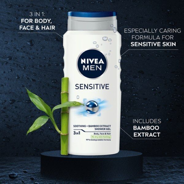 NIVEA Men Shower Gel Sensitive 250ml