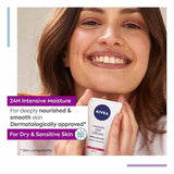 NIVEA Nourishing Day Cream Dry &amp;amp; Sensitive Skin SPF15 50ml