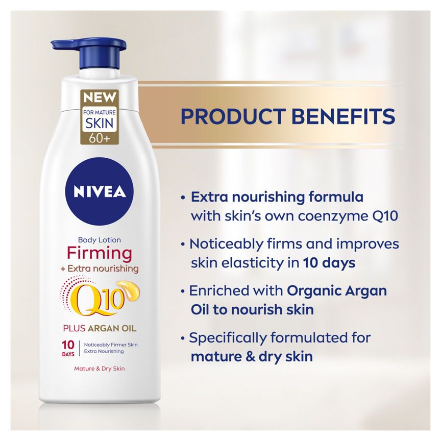 Nivea Q10 60+ Firming Body Lotion For Mature &amp;amp; Dry Skin