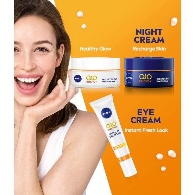 NIVEA Q10 Energy Anti-Wrinkle Day Face Cream SPF 15    50ml