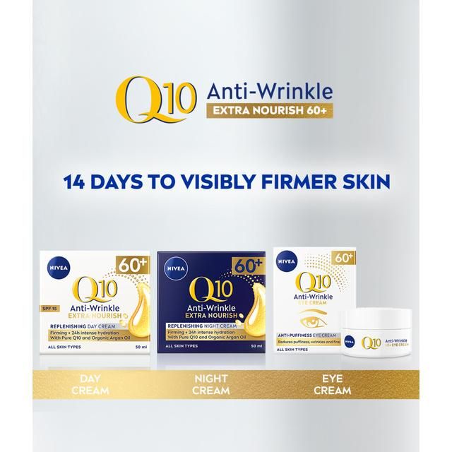 NIVEA Q10 Power Anti-Wrinkle 60+ Night Cream   50ml