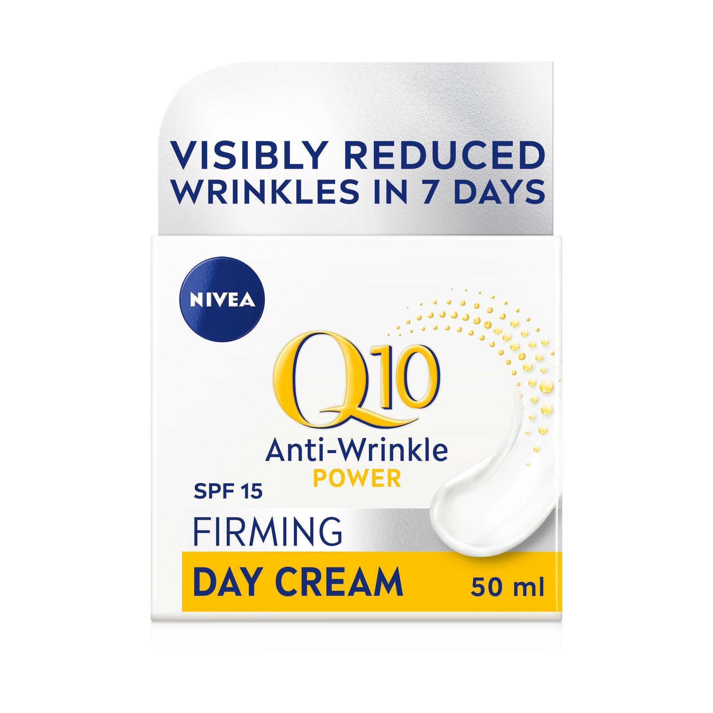 Nivea Q10 Power Anti Wrinkle Day Cream Moisturiser SPF15 50ml