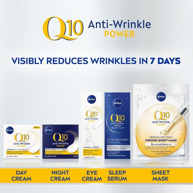 NIVEA Q10 Power Anti-Wrinkle &amp;amp; Firming Nourishing Night Face Cream   50ml