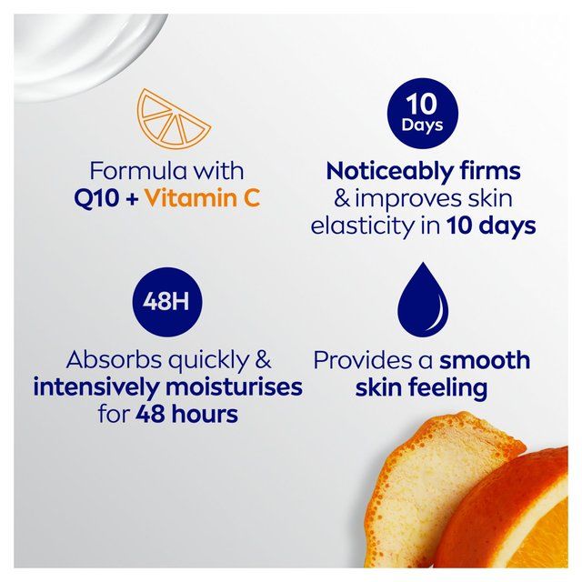 NIVEA Q10 + Vitamin C Firming Body Lotion for Normal Skin   400ml