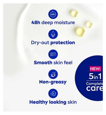 NIVEA Rich Nourishing Body Lotion for Dry Skin, Travel Size 75ml