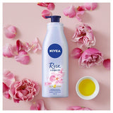 NIVEA Rose &amp;amp; Argan Oil Body Lotion Normal to Dry Skin 400ml