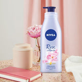 NIVEA Rose &amp;amp; Argan Oil Body Lotion Normal to Dry Skin 400ml