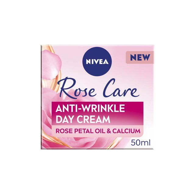 NIVEA Rose Care Anti Wrinkle Day Cream with Rose Petal Oil &amp;amp; Calcium    50ml