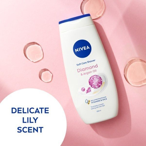 NIVEA Shower Cream Gel, Indulgent Moisture Diamond, 250ml