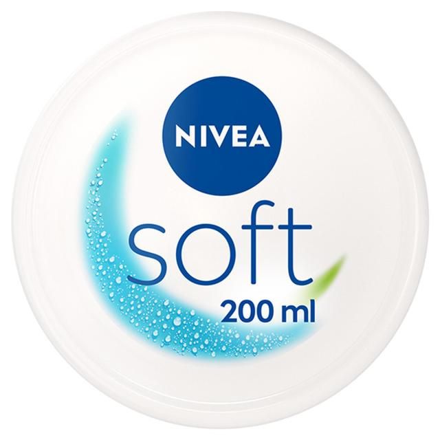 NIVEA Soft Moisturiser Cream for Face Hands &amp;amp; Body   200ml