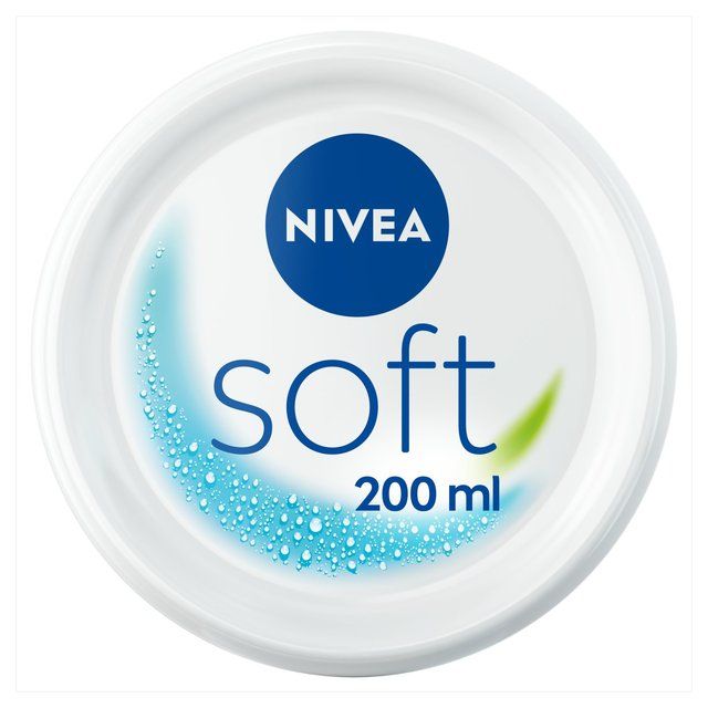 NIVEA Soft Moisturiser Cream for Face Hands &amp;amp; Body   200ml