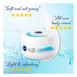 NIVEA Soft Moisturiser Cream for Face, Hands &amp;amp; Body, 500ml