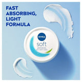 NIVEA Soft Moisturiser Cream for Face Hands &amp;amp; Body   500ml
