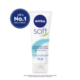 NIVEA Soft Moisturiser Cream for Face Hands &amp;amp; Body   75ml