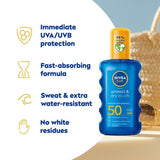 NIVEA SUN Cooling Suncream Spray SPF50 Protect&amp;amp;Refresh 200ml