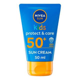 Nivea Sun Kids Protect &amp;amp; Care Lotion To-Go Spf 50+ 50Ml