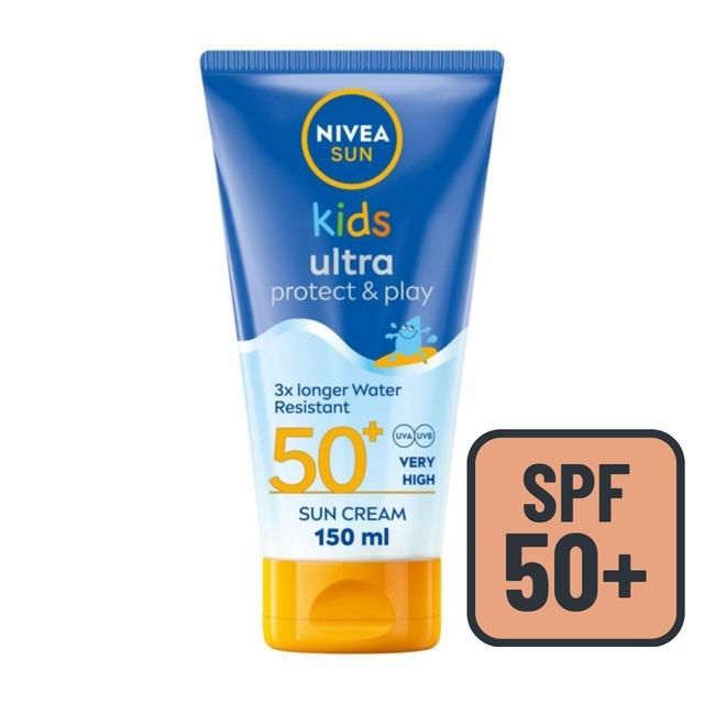 NIVEA SUN Kids Protect &amp;amp; Play Ultra SPF 50+ Sun Cream   150ml