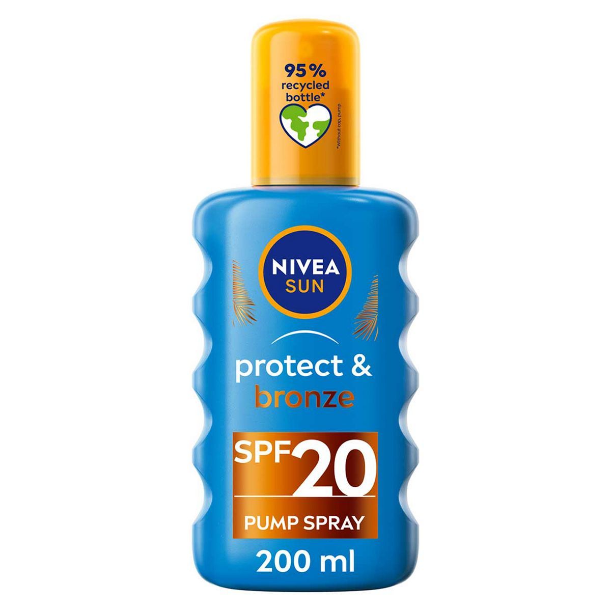NIVEA SUN Protect &amp;amp; Bronze Tan Activating Sun Cream Spray SPF20 200ml