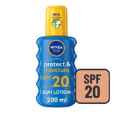 NIVEA SUN Protect &amp;amp; Moisture SPF 20 Sun Lotion Spray    200ml