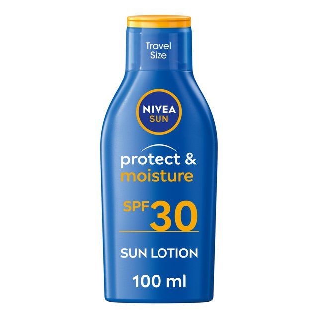 NIVEA SUN Protect &amp;amp; Moisture SPF 30 Sun Lotion Travel Size   100ml