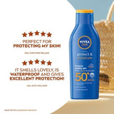 NIVEA SUN Protect &amp;amp; Moisture Sun Cream Lotion SPF 50+ 200ml